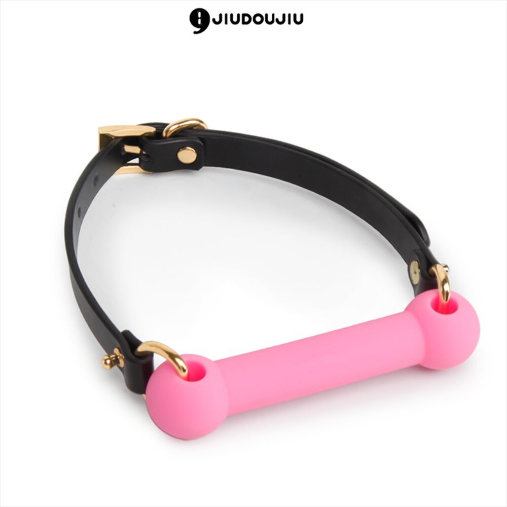 Bone Shaped Silicone Ball Pink